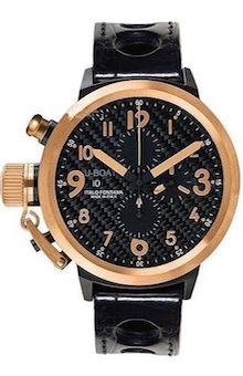 U-Boat Flightdeck Steel & Rose Gold